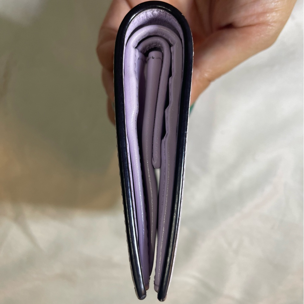 Fendi Lilac F Is Fendi Bifold Compact Wallet 💜 - Picture 4 of 16